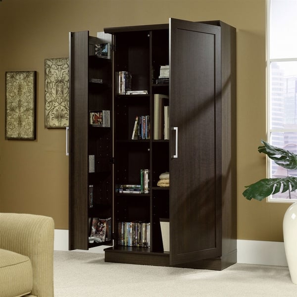 Sauder HomePlus Storage Cabinet Dakota Oak Finish