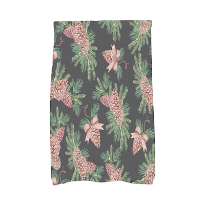 Greenery 18 x 30 Inch Holiday Print Kitchen Towel