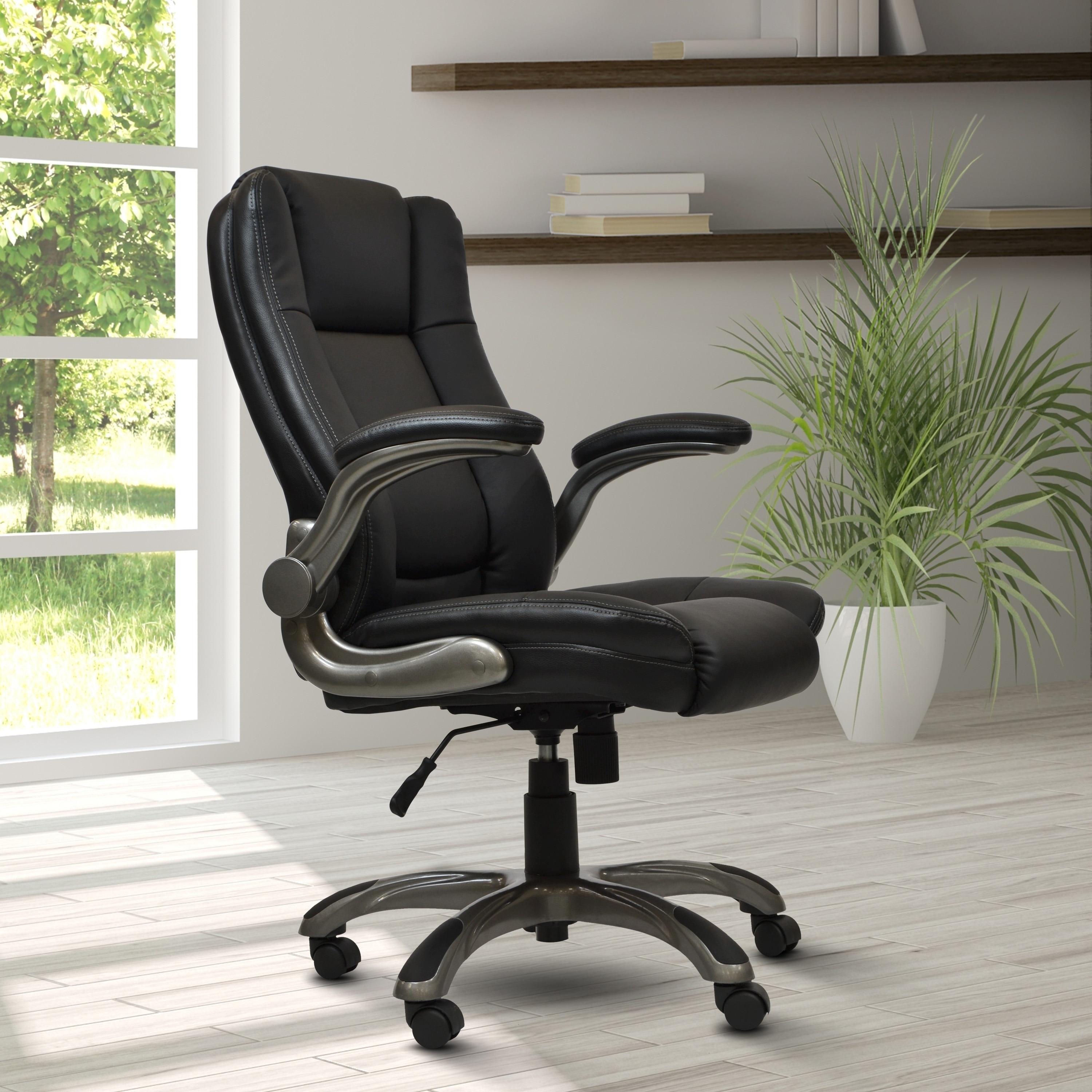 Desk chair with arm rests outlet