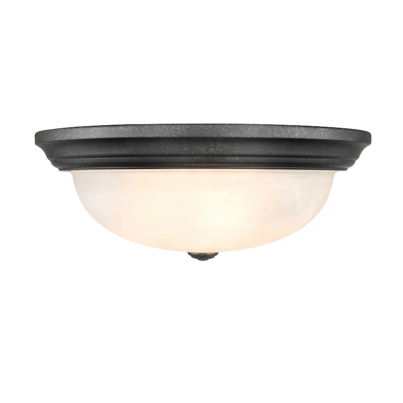 Millennium Lighting Metal 3 Light Flushmount Ceiling Light