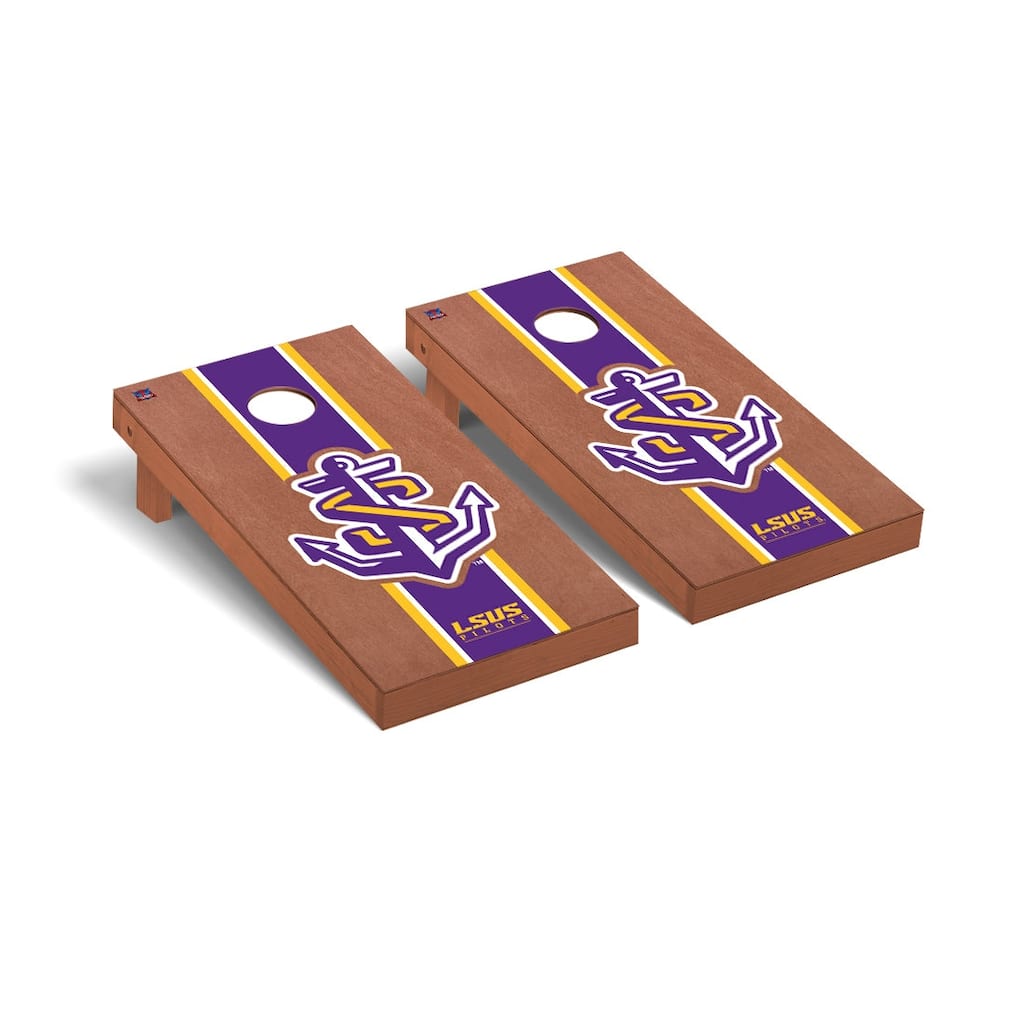 Shreveport Pilots Rosewood Cornhole Board Set