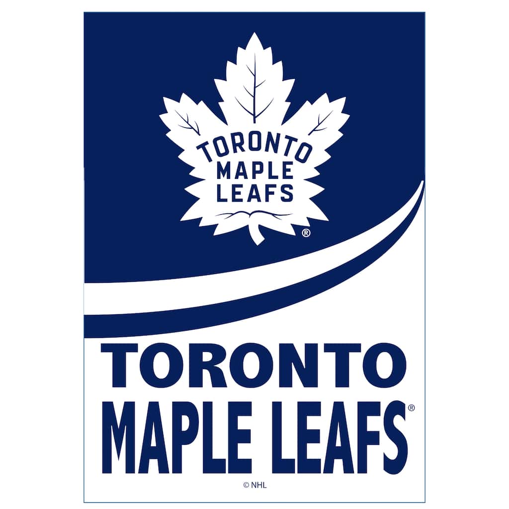 Toronto Maple Leafs Burlap Flag Garden Size