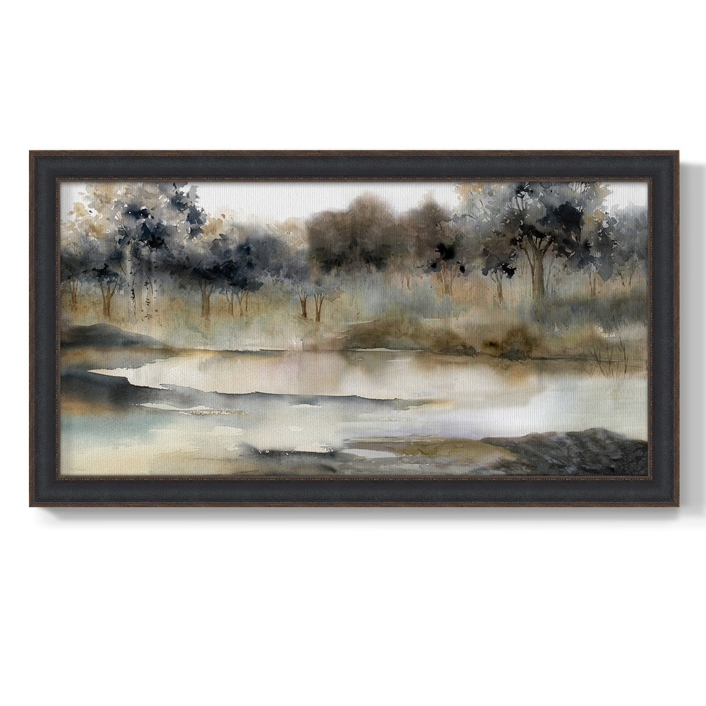 Serene River Premium Framed Canvas- Ready to Hang