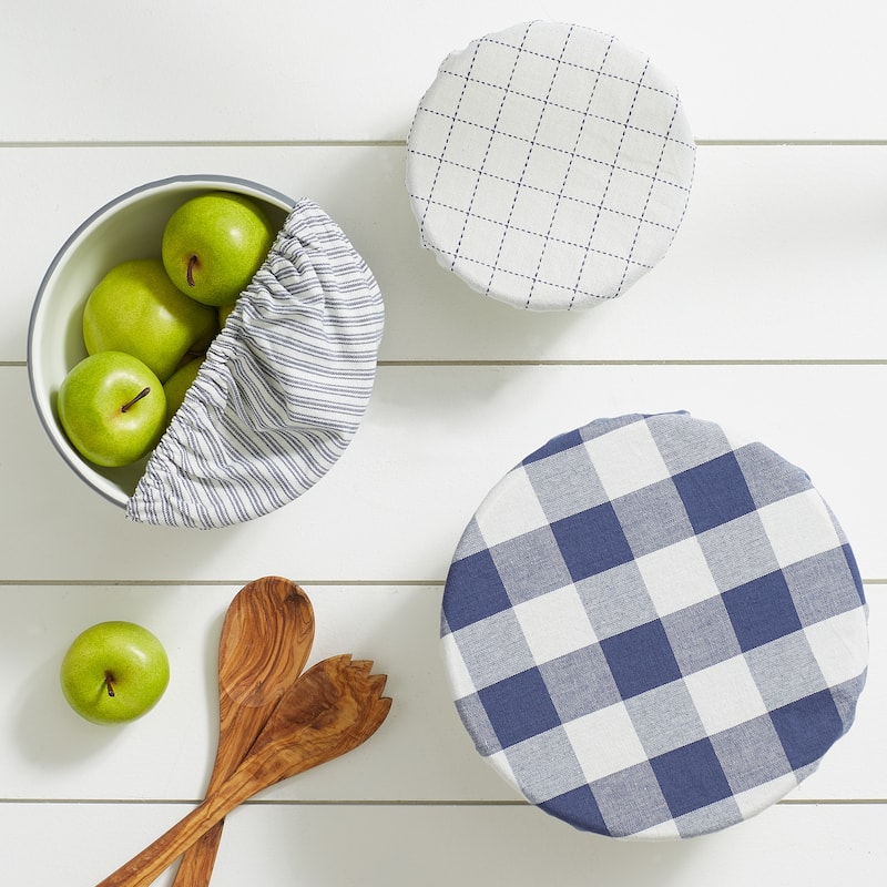 DII Asst Stone Farmhouse Woven Dish Cover (Set of 3)