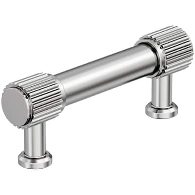 Amerock BP37802 Farewind 3" Center to Center Fluted Bar Cabinet Pull