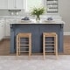 preview thumbnail 4 of 22, Linon Graham Backless Counter Stool (Set of 2)
