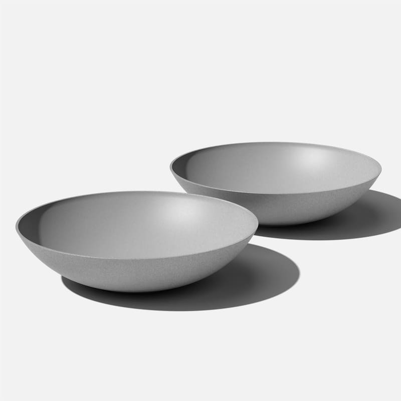 Veradek Mason Series Lane Bowl - 8"H x 32"DIA 2PK - Grey