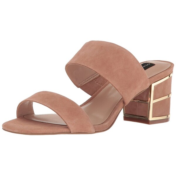 STEVEN by Steve Madden Womens siggy Suede Open Toe Casual Pink Suede Size 95 STEVEN by Steve Madden Womens siggy Suede Open Toe Casual Pink Suede Size 95