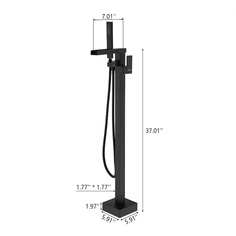 Freestanding Bathtub Faucet with Hand Held Shower