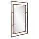 preview thumbnail 3 of 6, Allan Andrews Gavin Metal Framed Wall and Accent Mirror - 33H x 23W x 1D