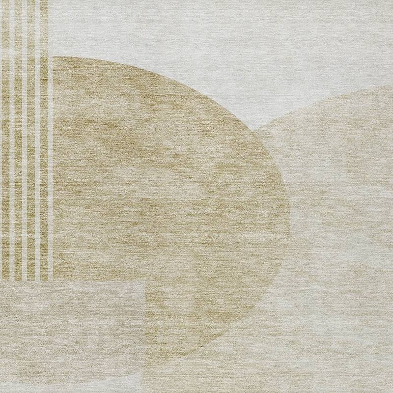 HomeRoots Geometric Transitional Rectangle Outdoor Rug
