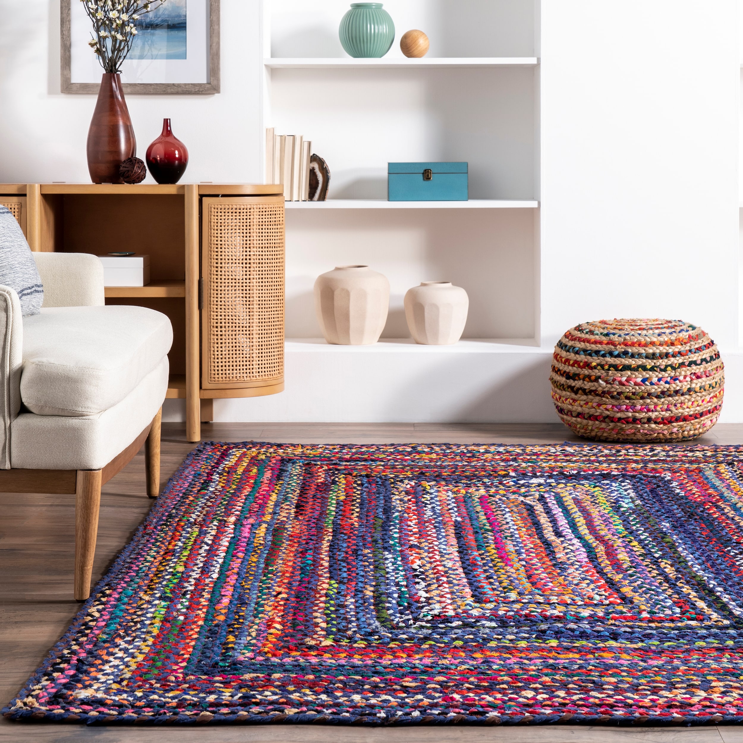 Nuloom Tammara Bohemian Hand Braided Area Rug - Overstock - 20352114