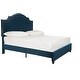 preview thumbnail 7 of 7, SAFAVIEH Theron Velvet Home Accent, Navy, Traditional