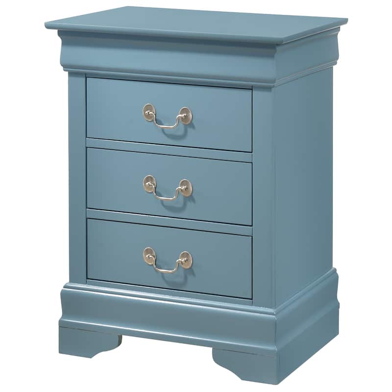 Louis Phillipe 3-drawer Nightstand