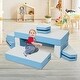 preview thumbnail 5 of 5, 4-in-1 Convertible Furniture 8PCS Climb and Crawl Foam Playset