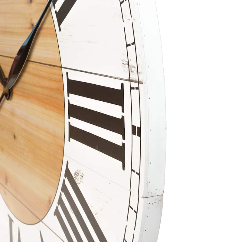 The Gray Barn Oversize Shiplap Wall Clock
