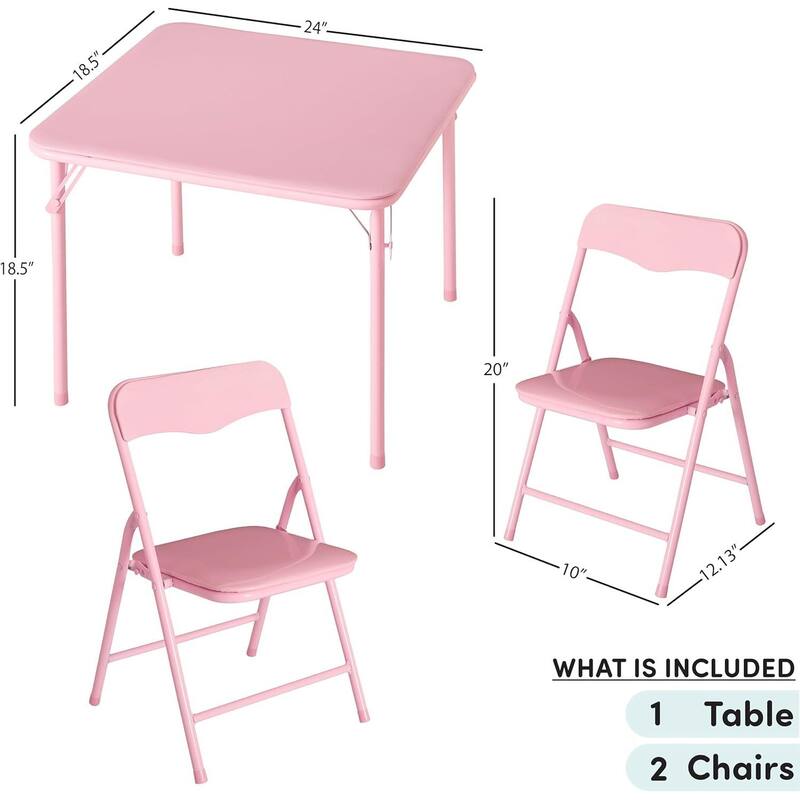 Heritage Kids 3 Piece Activity Table and Chair Set