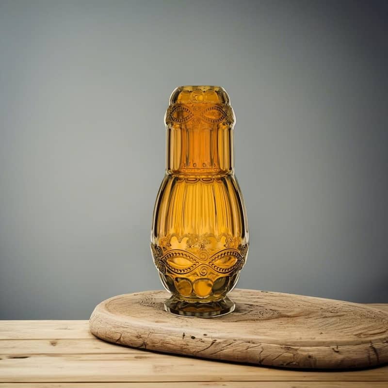 2 Pc Night Carafe Set 33.8 OZ.