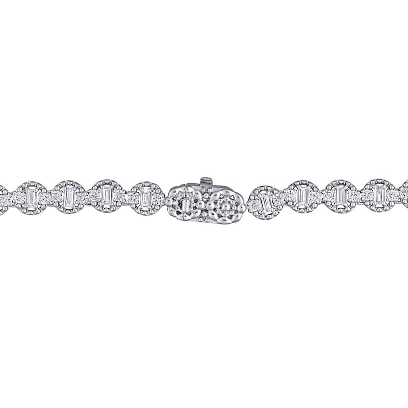 Miadora 14k or 18k White Gold Diamond Necklace 4 to 15 3/8ct TDW