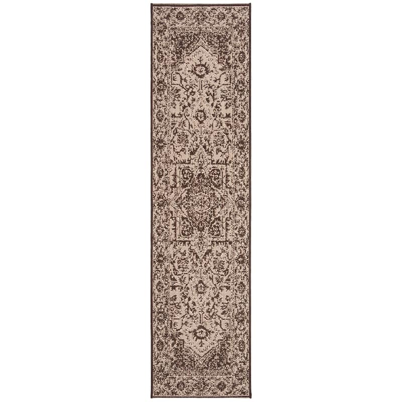 SAFAVIEH Linden Rick Indoor/ Outdoor Patio Backyard Rug
