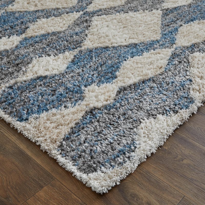 Grand Bazaar Caide Machine Made Diamond Transitional Area Rug