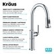 preview thumbnail 56 of 144, Kraus 2-Function 1-Handle 1-Hole Pulldown Sprayer Brass Kitchen Faucet