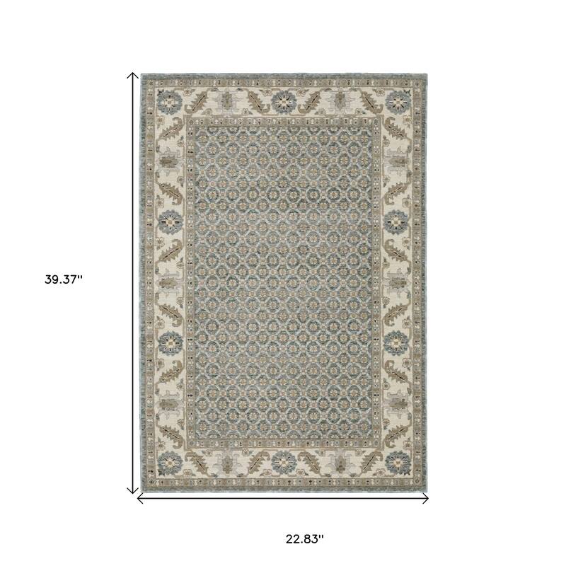 HomeRootsOriental Traditional Rectangle Area Rug
