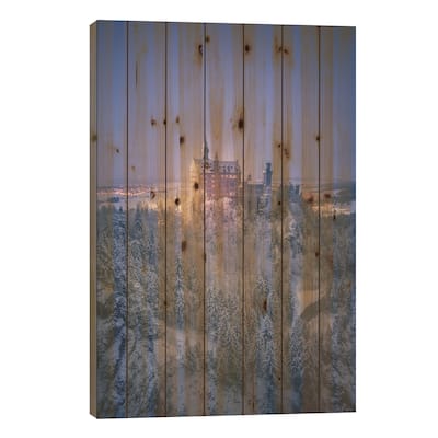 Neuschwanstein Castle I - Germany Print On Wood by Cuma Çevik - Multi-Color