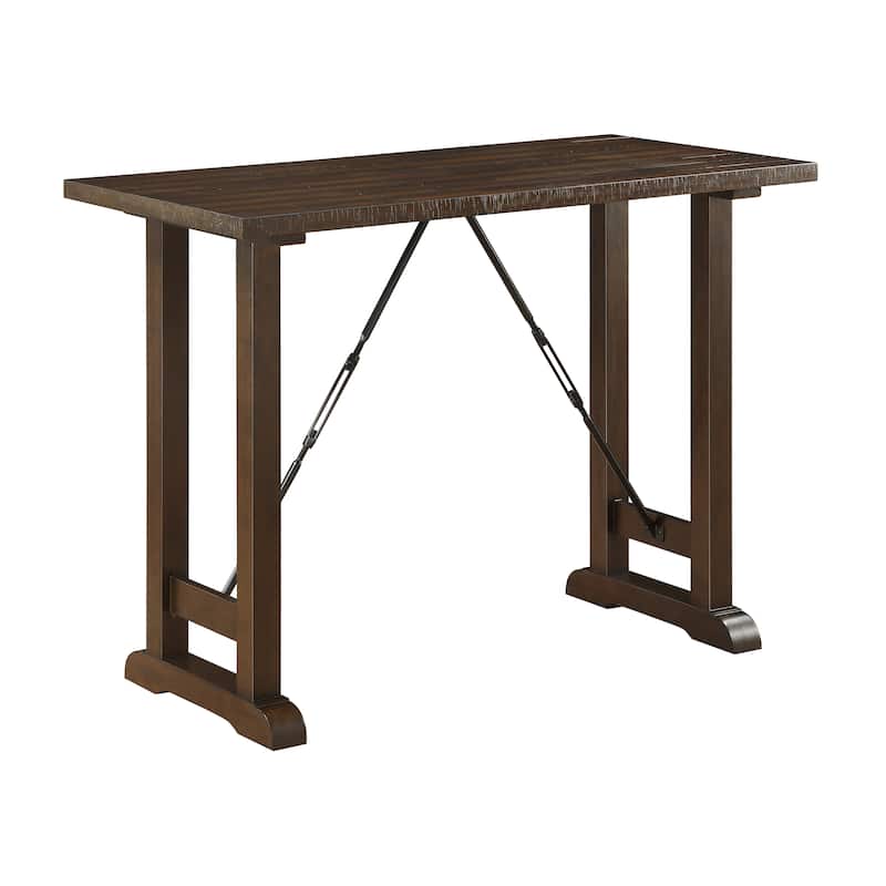 Oriole 3-Piece Counter Height Dinette Set - Brown Cherry