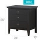 preview thumbnail 32 of 43, Glory Furniture Elowen 3-drawer Wood Nightstand
