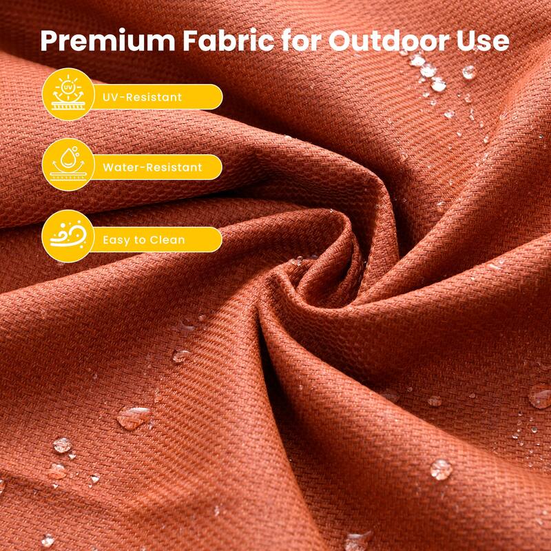 HOOOWOOO 11-piece Outdoor Patio Sofa Wicker Furniture Swivel Chair Set with 54" Fire Pit Table