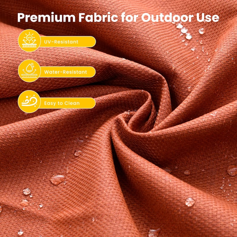 HOOOWOOO 7-piece Rattan Patio Furniture Sectional Set