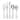 Oneida Tress 62 Piece Everyday Flatware Set, Service for 8