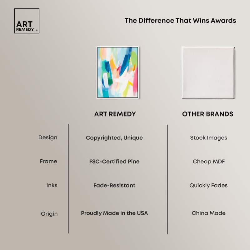 Whirlwind of Color II Canvas by Art Remedy