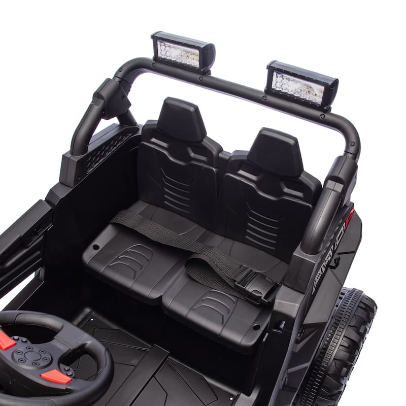 24V 400W Kids Ride On Electric UTV W/Parents Remote Control,Four-Wheel Suspension,LED Lights,Portable Handle