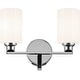 preview thumbnail 10 of 9, Kichler 55225 Gioe 2 Light 14" Wide Vanity Light with Opal Glass