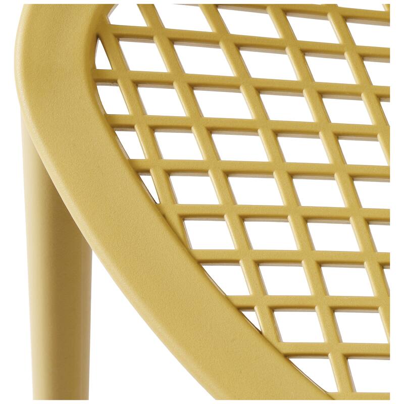 Frond and Form Outdoor Stacking Dining Side Chair (Set of 2)