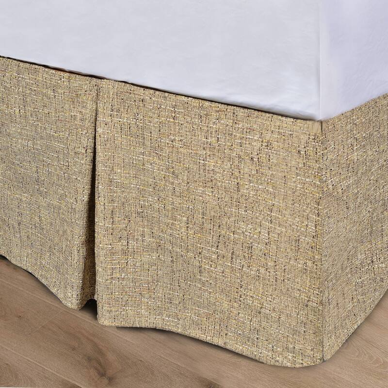 Paseo Road by HiEnd Accents Carter Tweed Bed Skirt, 1PC - Full