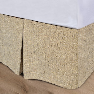 Paseo Road by HiEnd Accents Carter Tweed Bed Skirt, 1PC