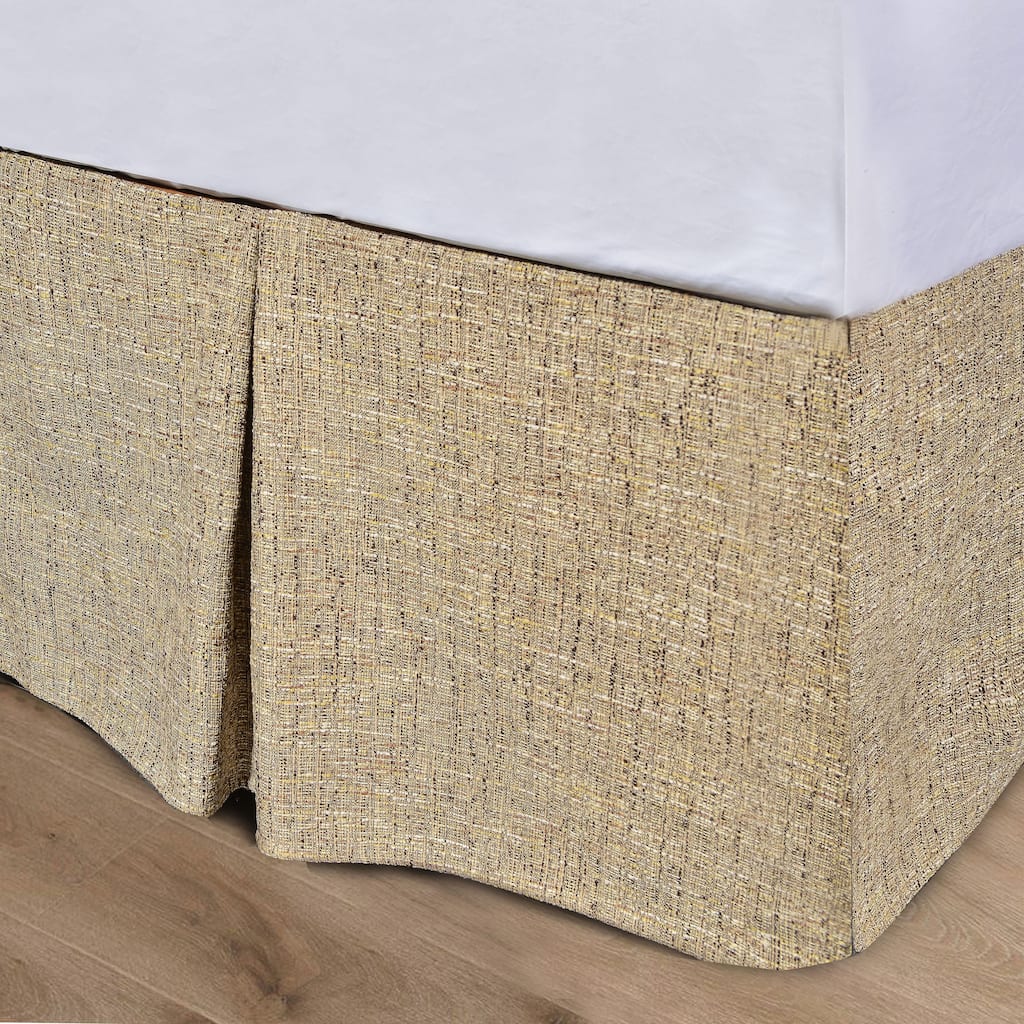 Paseo Road by HiEnd Accents Carter Tweed Bed Skirt, 1PC