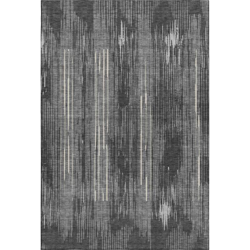 Premium Washable Super Soft Transitional Stripes Mayfield Rug