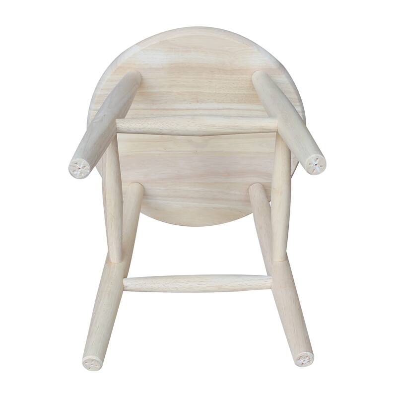 International Concepts Round Scooped Seat Stool