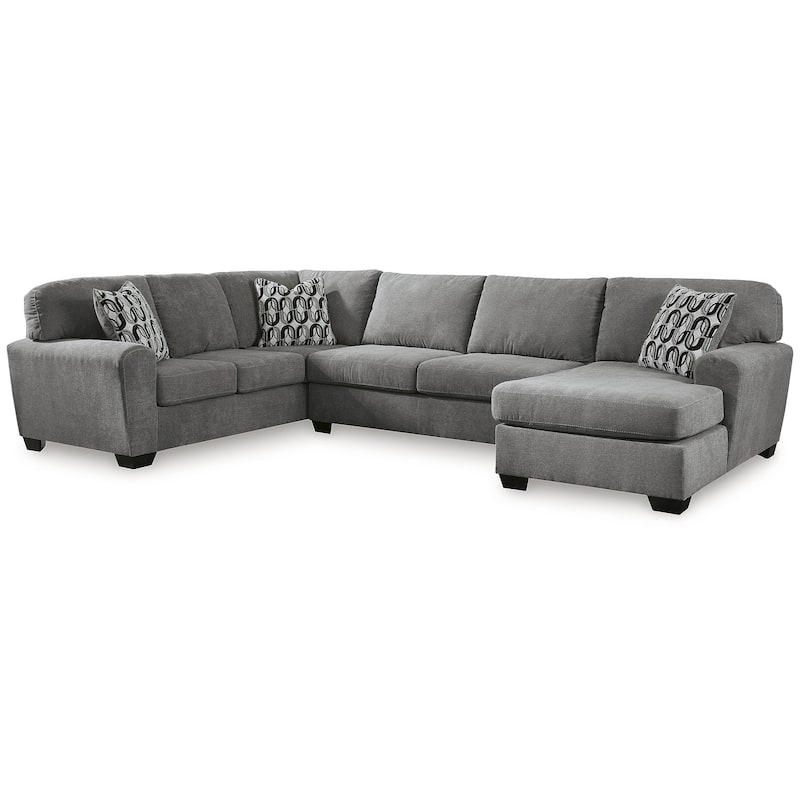 Signature Design by Ashley Birkdale Court Gray 3-Piece Sectional with Chaise