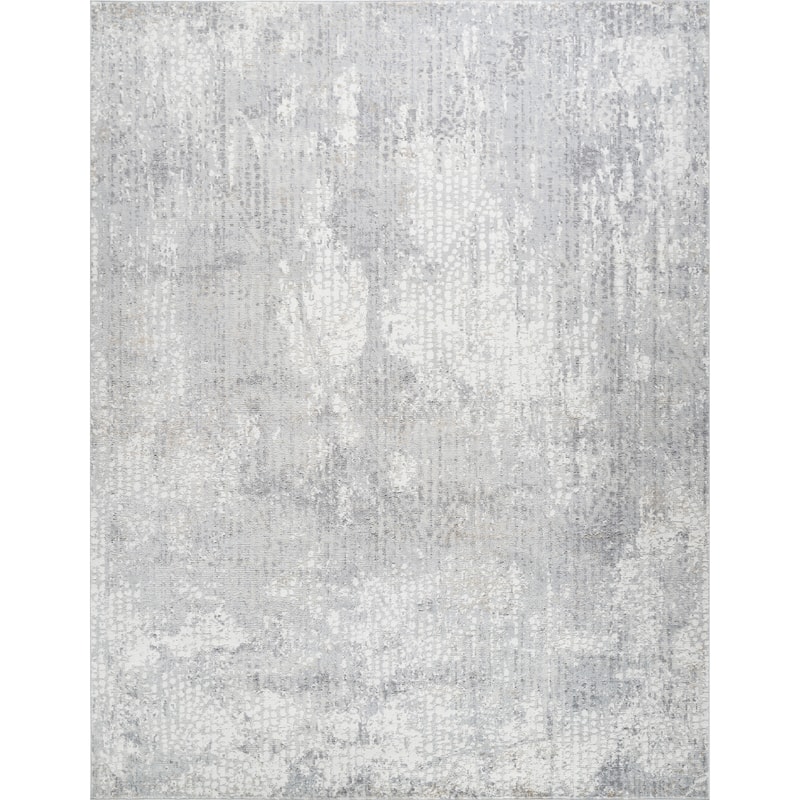 Pasargad Home Turkish Stella Design L. Grey Area Rug - 6' 0'' X 9' 0'' - L. Grey