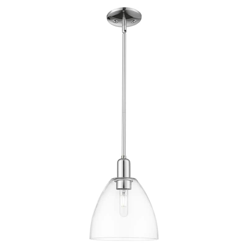 Innovations Lighting Endless Possibilities Arcadia - Bristol - 1 Light 9" Stem Hung Mini Pendant - Clear/Polished Chrome