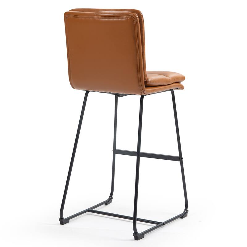 Set of 2 Aulani Upholstered Metal Frame Bar Stool
