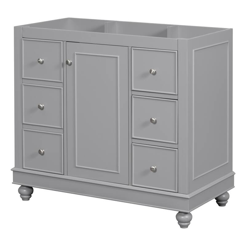 36" Gray Bathroom vanity