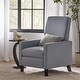 preview thumbnail 4 of 30, Dalton Fabric Recliner Club Chair by Christopher Knight Home Grey