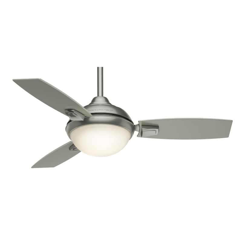 Casablanca 44" Verse Outdoor Ceiling Fan with LED Light Kit and Handheld Remote - Contemporary Retro - DAMP RATED!