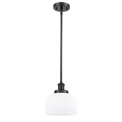 Innovations Lighting Large Bell 8" Wide Mini Pendant - Rod Hung